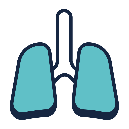płuca Generic color lineal-color ikona