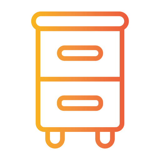 Cabinet Generic gradient outline icon