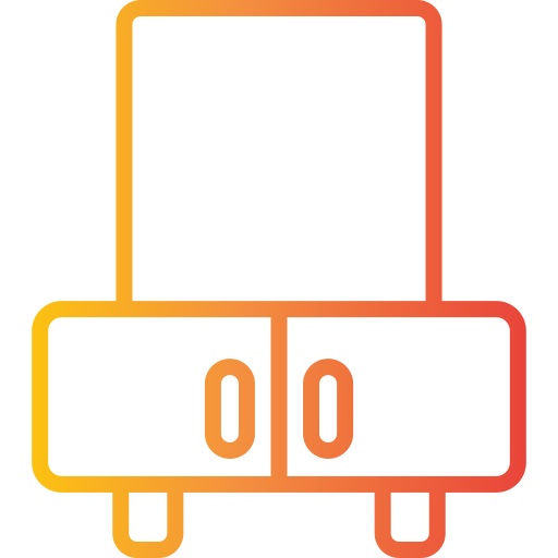 텔레비젼 테이블 Generic gradient outline icon