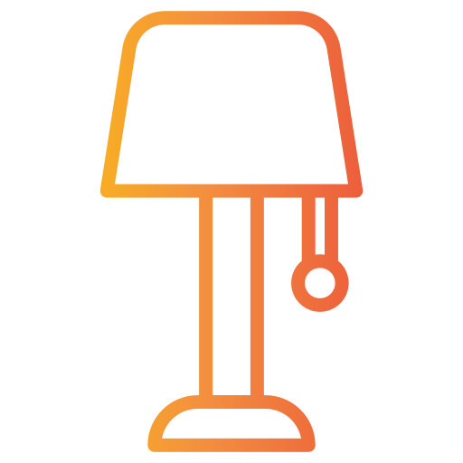 Table lamp Generic gradient outline icon