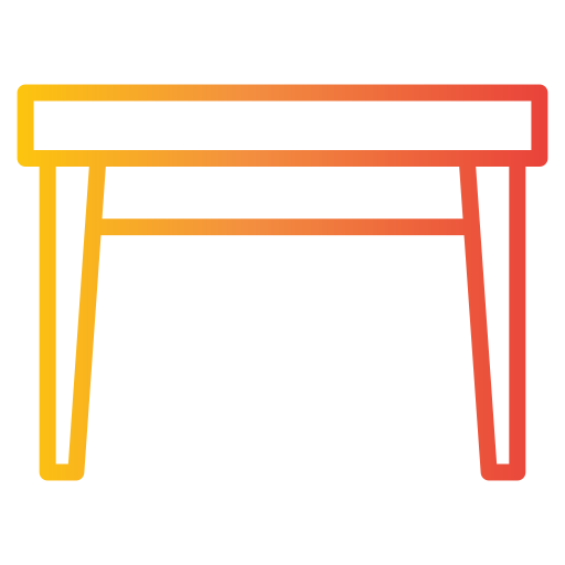 Table Generic gradient outline icon