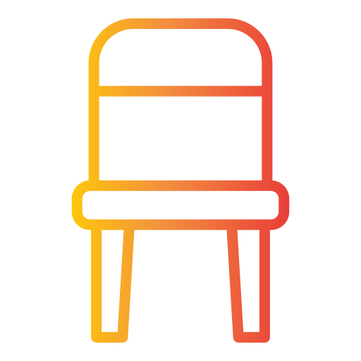 krzesło Generic gradient outline ikona