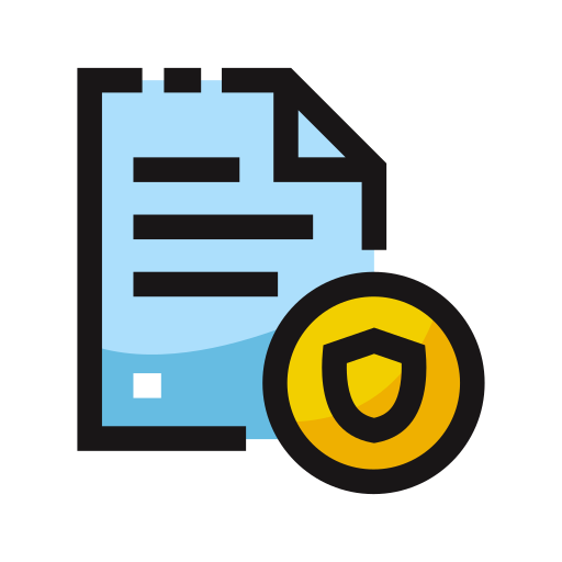 File security Generic color lineal-color icon