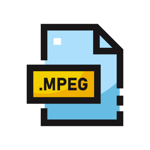 mpeg Generic color lineal-color icon