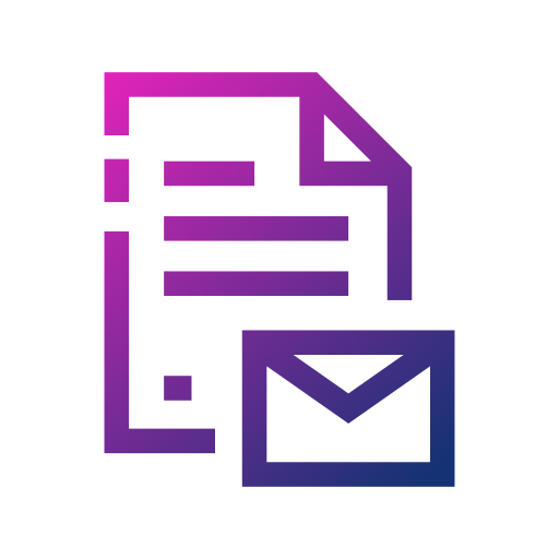 eメール Generic gradient outline icon