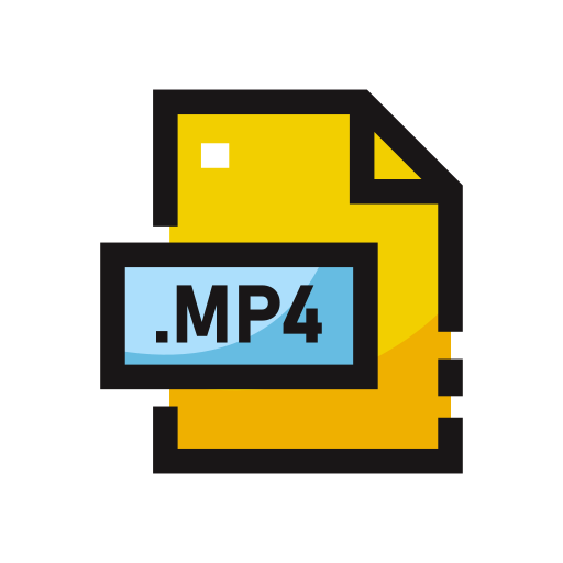 Mp4 Generic color lineal-color icon