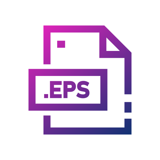 eps Generic gradient outline icono