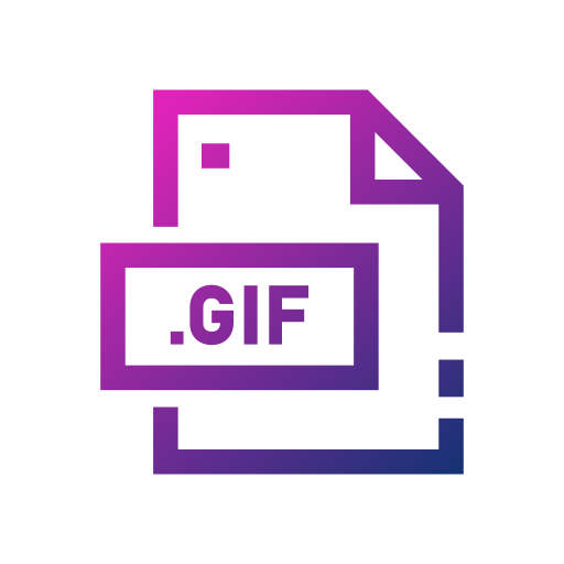 gif Generic gradient outline ikona