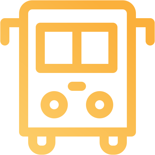 School bus Generic gradient outline icon