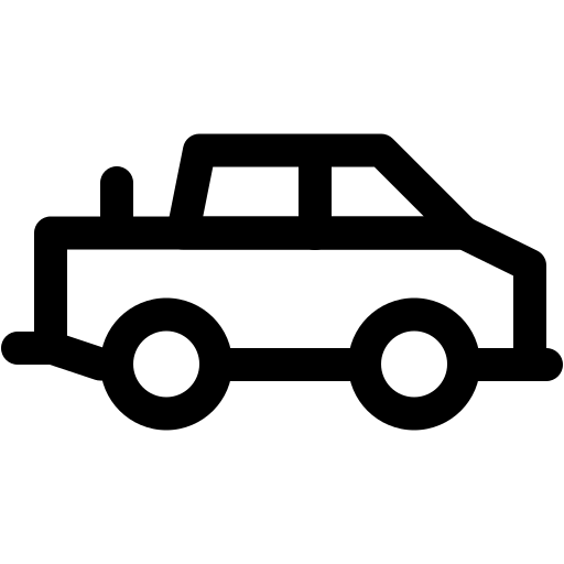 Pickup Generic black outline icon