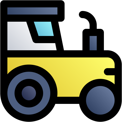 tractor Generic gradient lineal-color icono