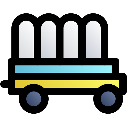 vagón Generic gradient lineal-color icono