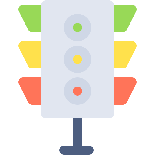 Traffic light Generic color fill icon