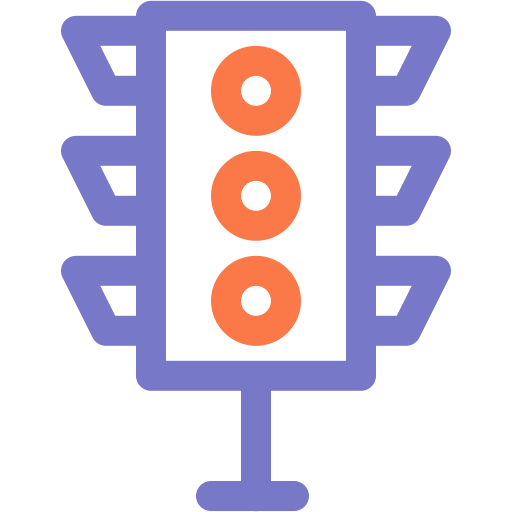 semaforo Generic color outline icona