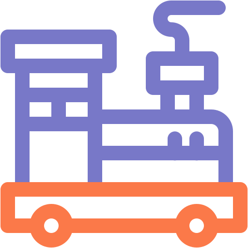 silnik pociągu Generic color outline ikona