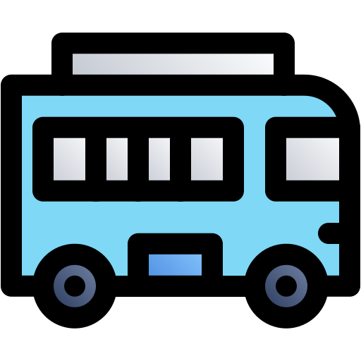 Bus Generic gradient lineal-color icon