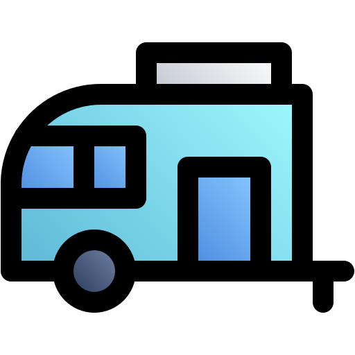 Camper Generic gradient lineal-color icon