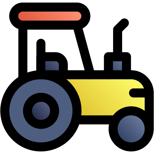tracteur Generic gradient lineal-color Icône