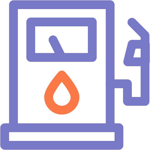 bomba de gasolina Generic color outline icono