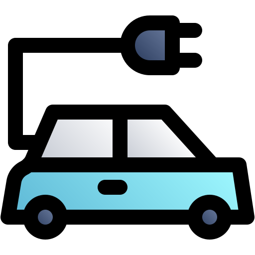 Electric car Generic gradient lineal-color icon