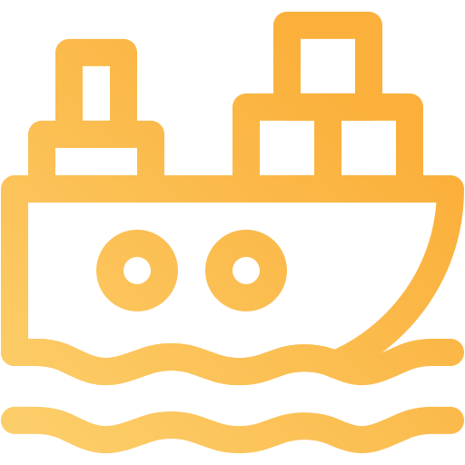 statek towarowy Generic gradient outline ikona