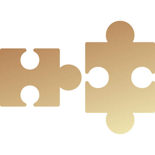 퍼즐 Generic gradient fill icon