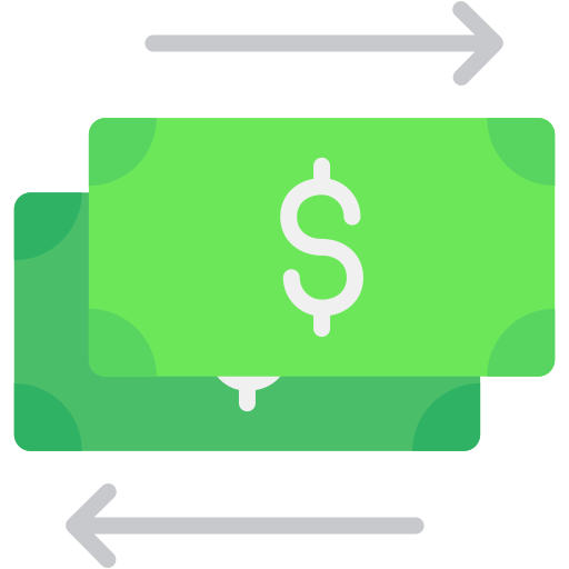 flusso di denaro Generic color fill icona