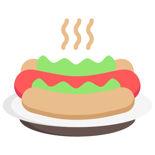 hot dog Generic color fill icono