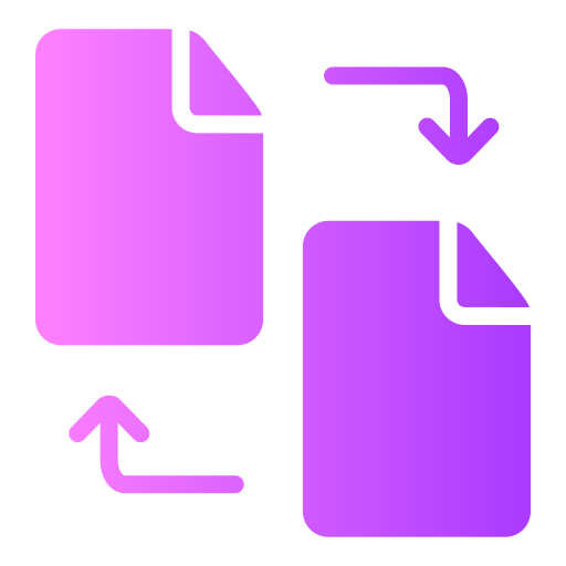 Data transfer Generic gradient fill icon