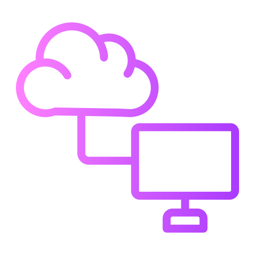 cloud-netzwerk Generic gradient outline icon