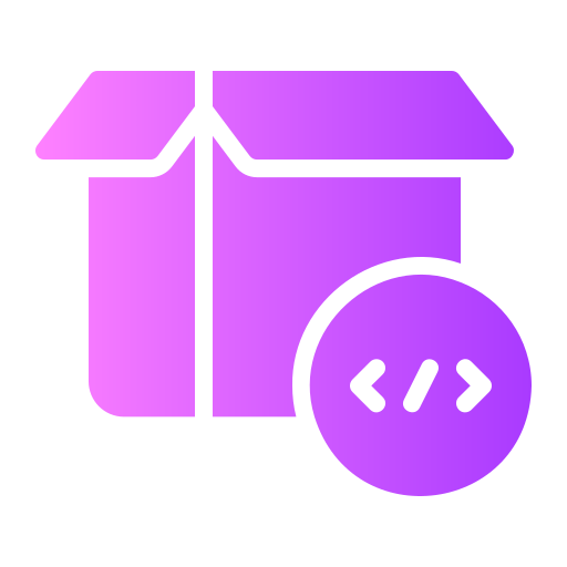Open box Generic gradient fill icon