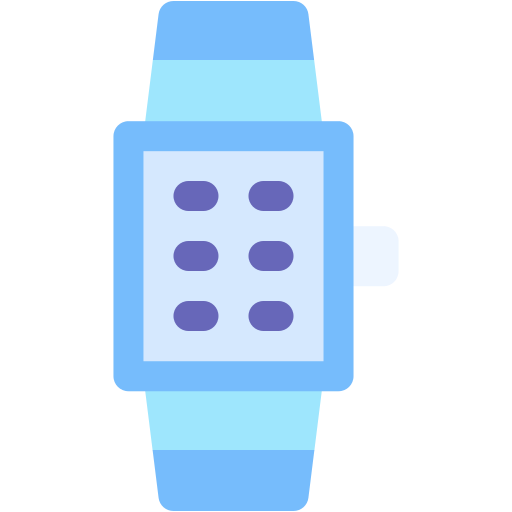inteligentny zegarek Generic color fill ikona