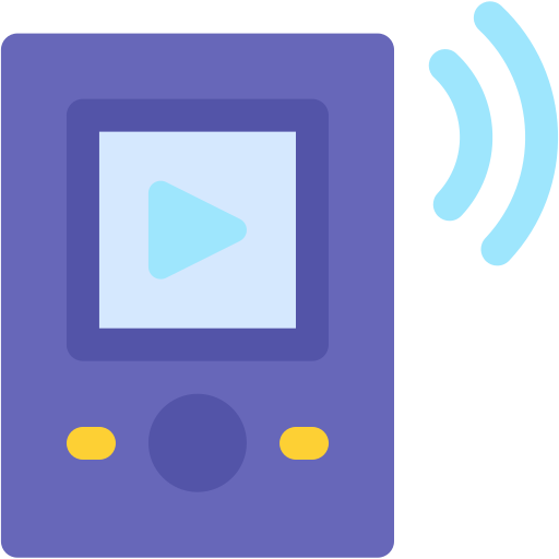 Audio player Generic color fill icon