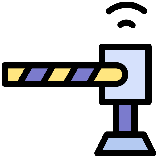 주차 장벽 Generic color lineal-color icon