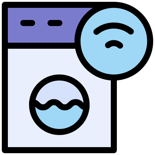 lavadora inteligente Generic color lineal-color icono
