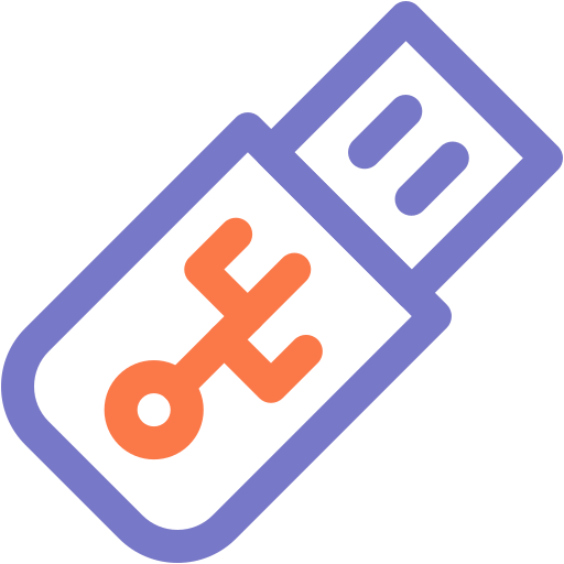 usb 드라이브 Generic color outline icon