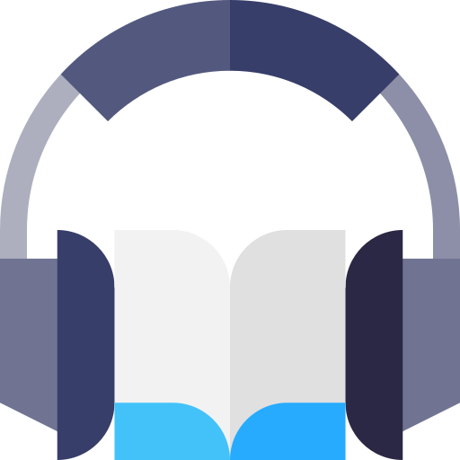 Audiobook Basic Straight Flat icon