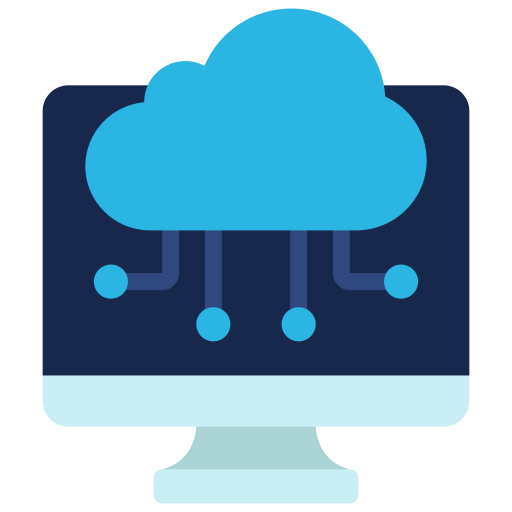 cloud computing Juicy Fish Flat icon