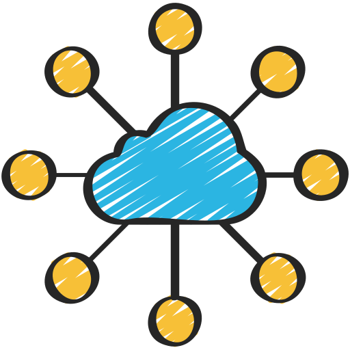 Cloud network Juicy Fish Sketchy icon