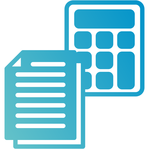 Calculation Generic gradient fill icon