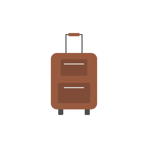 Luggage Dinosoft Flat icon