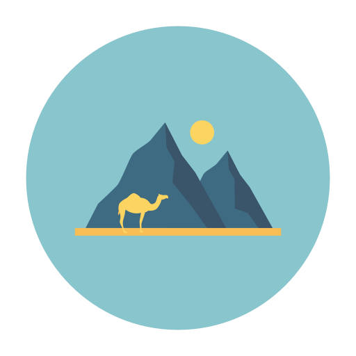 Mountains Dinosoft Circular icon