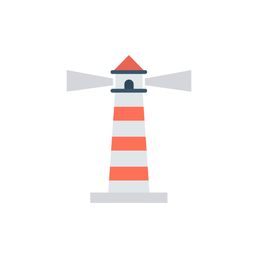Lighthouse Dinosoft Flat icon
