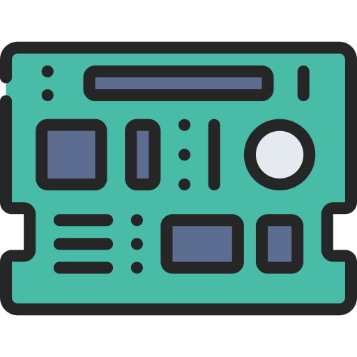 Circuit board Juicy Fish Soft-fill icon