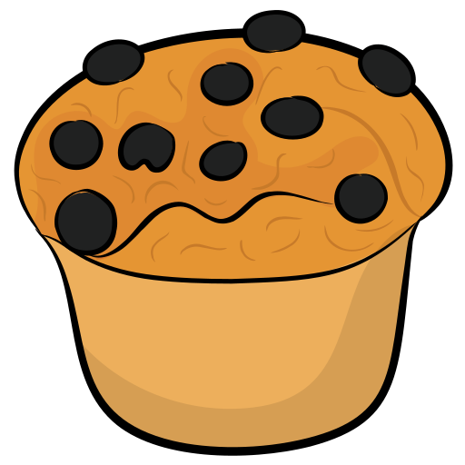 muffin Generic Hand Drawn Color Ícone