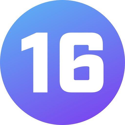 16 Generic gradient fill icoon
