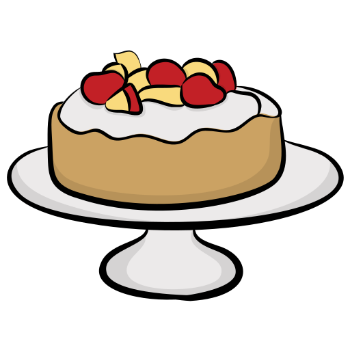 Cake Generic Hand Drawn Color icon