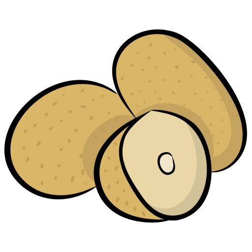 aardappelen Generic Hand Drawn Color icoon