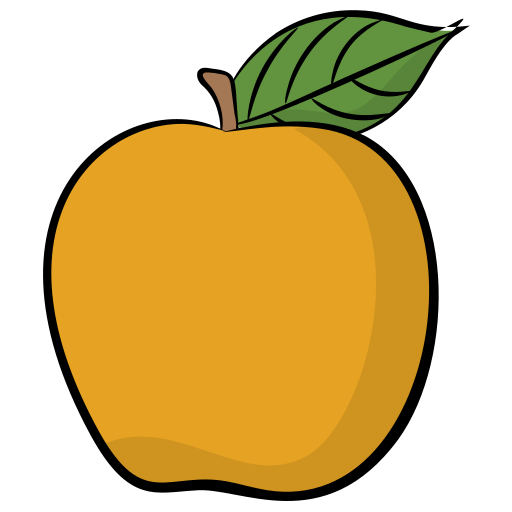 jabłko Generic Hand Drawn Color ikona