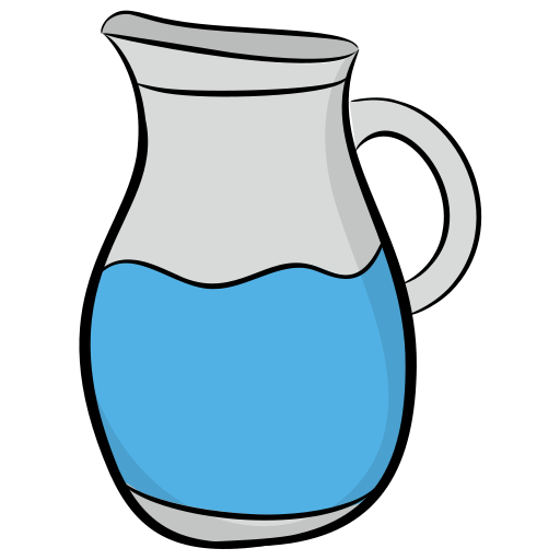 Jug Generic Hand Drawn Color icon